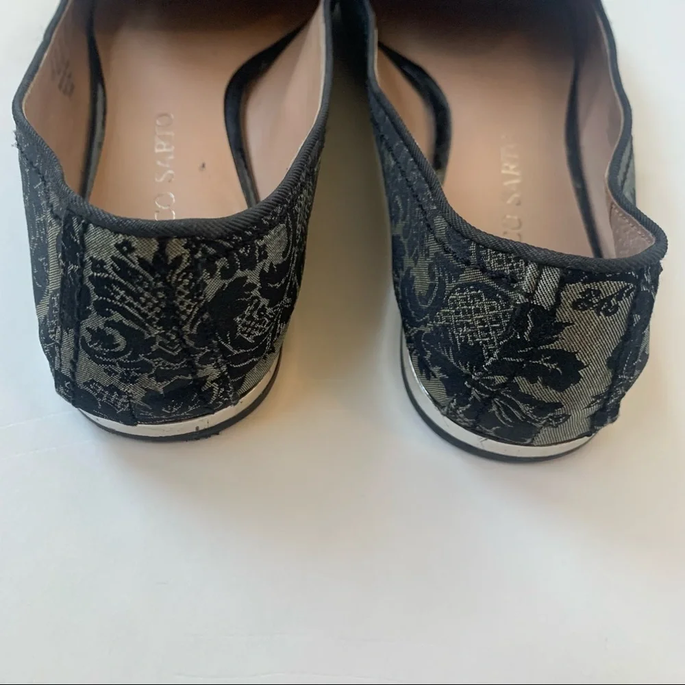 Franco Sarto smoking loafers Jacquard Print size 6.5